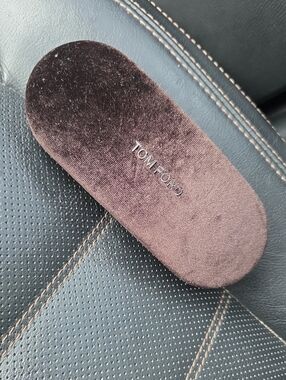 Tom Ford Brown Velvet Eyewear Case